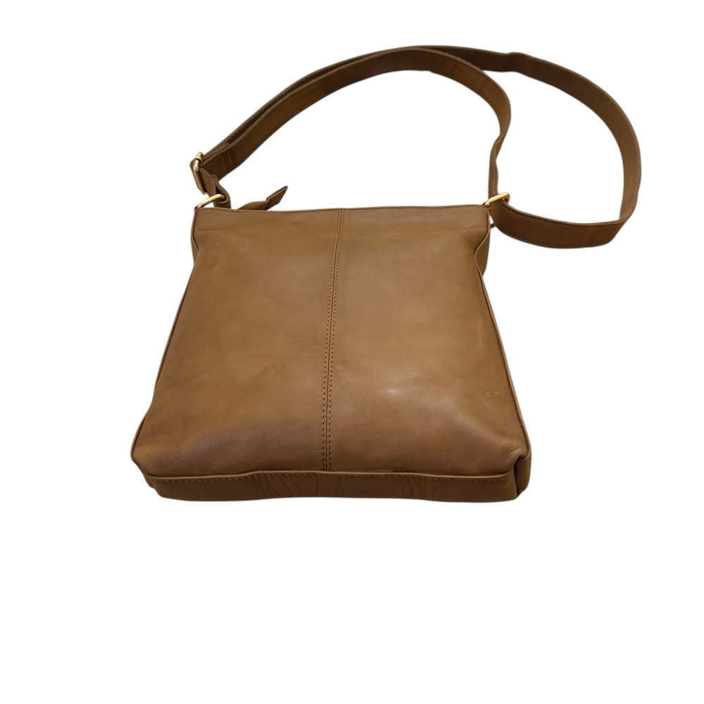 Estalon Genuine Leather Convertible Crossbody Shoulder Bag – Brown Made in India - Picture 8 of 16
